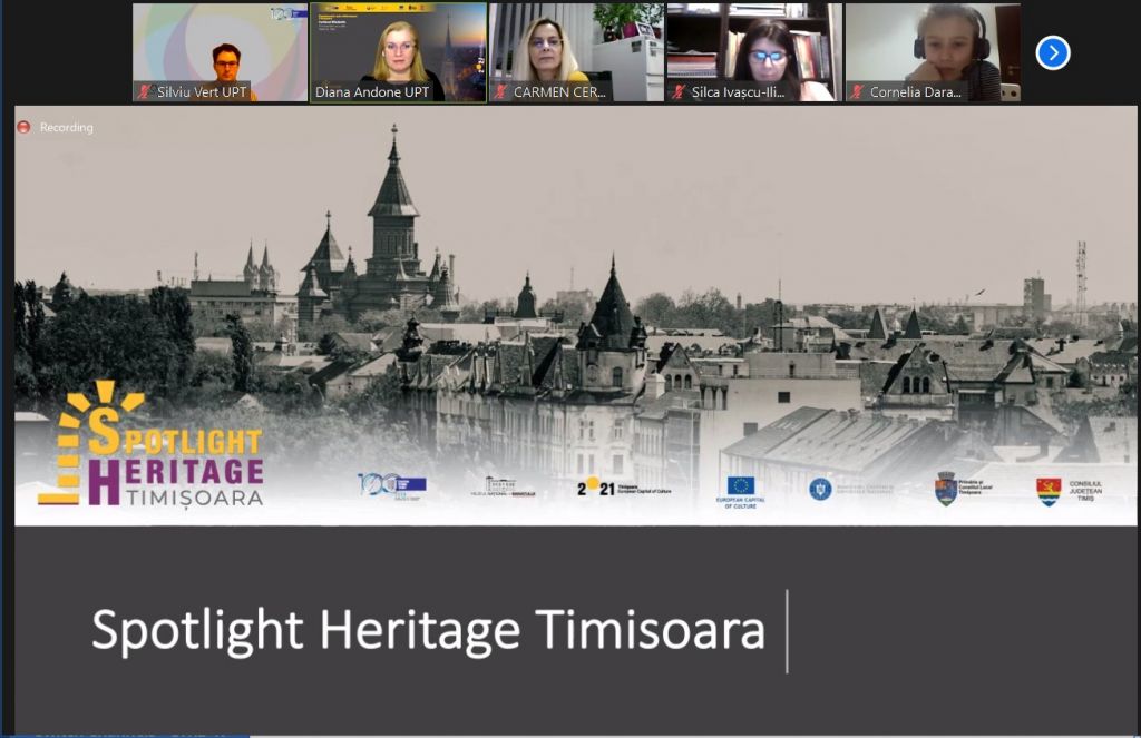 Turul virtual Spotlight Heritage Timișoara dedicat elevilor de la Liceul Teoretic „Grigore Moisil”