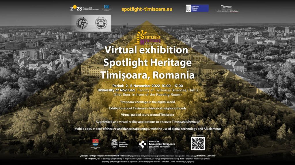 Virtual exhibition Spotlight Heritage Timișoara in Novi Sad – Виртуелна изложба Међународно дигитално културно наслеђе Темишвара Spotlight Heritage Timișoara